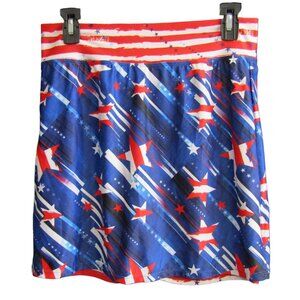 Skort Obsession Stars And Stripes Skort Size L Pockets USA Tennis PIckleball